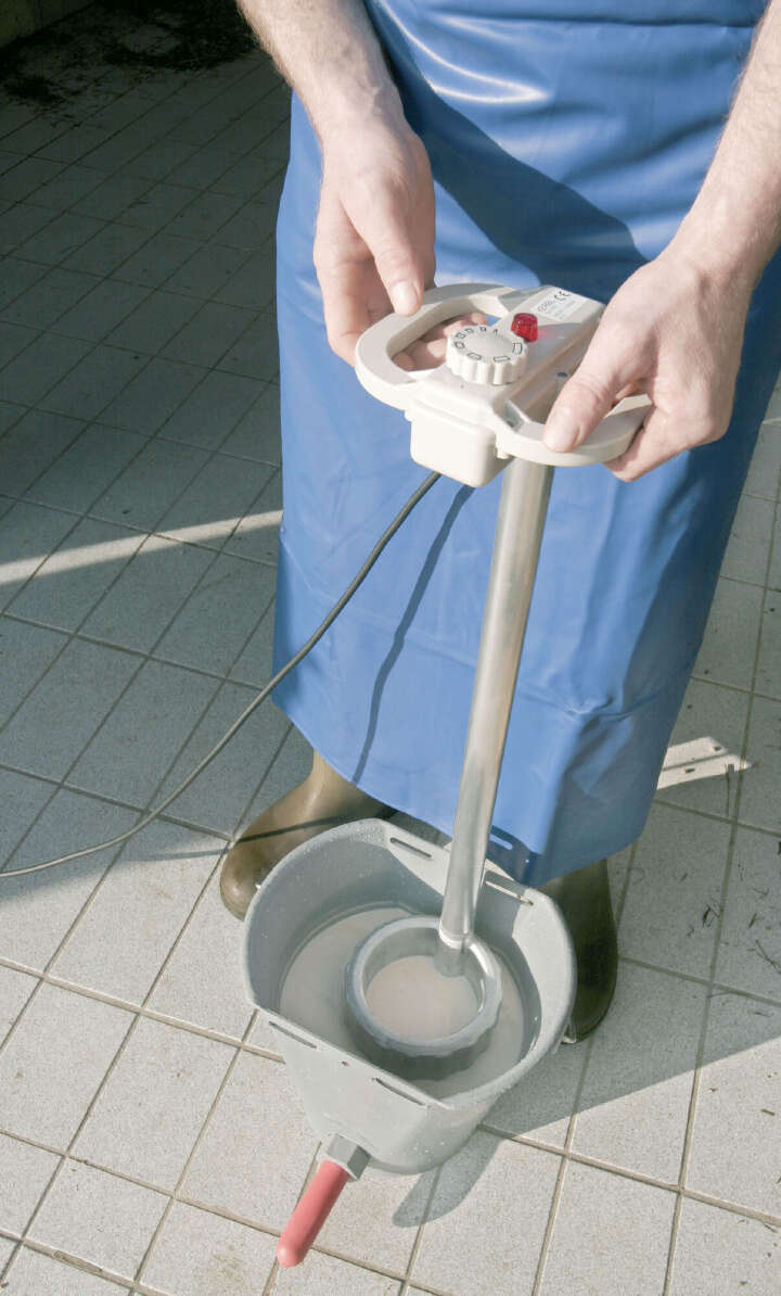 KERBL Kälbermilcherwärmer mit Bügelgriff